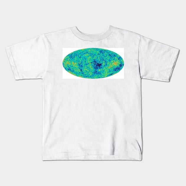 MAP microwave background (R980/0142) Kids T-Shirt by SciencePhoto